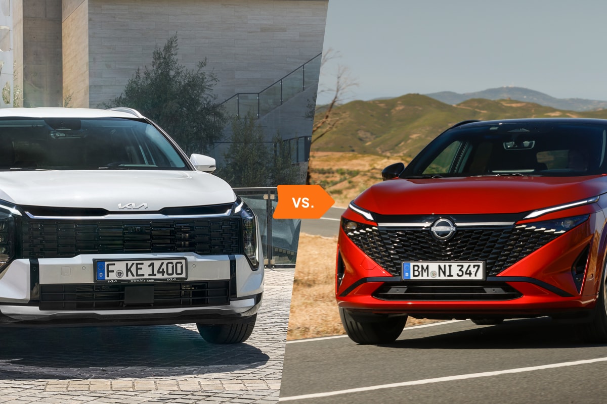 Kia Sportage vs Nissan Qashqai